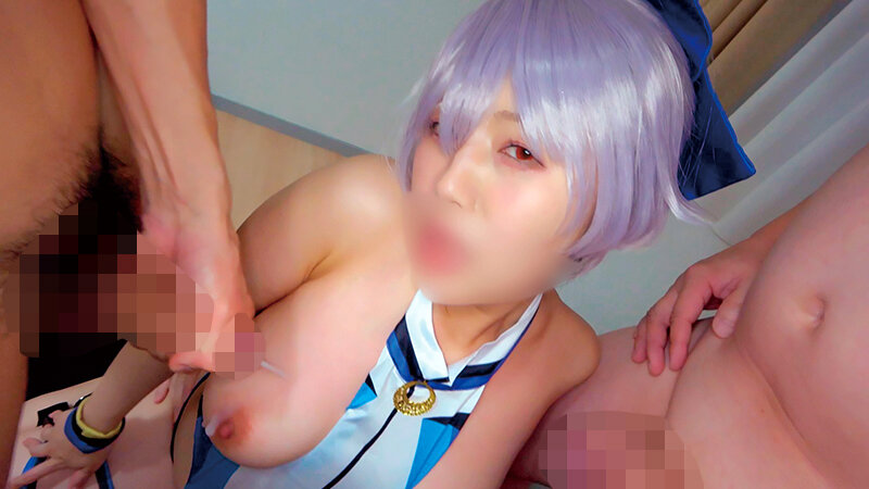 コスさぽ。ヲタオヂ9P乱交 JカップむっつりドスケベレイヤーYuaを ゴムなし1000本子宮ノックでワカラセ連続中出し調教 020